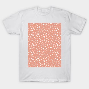 Red pastel polka dot T-Shirt